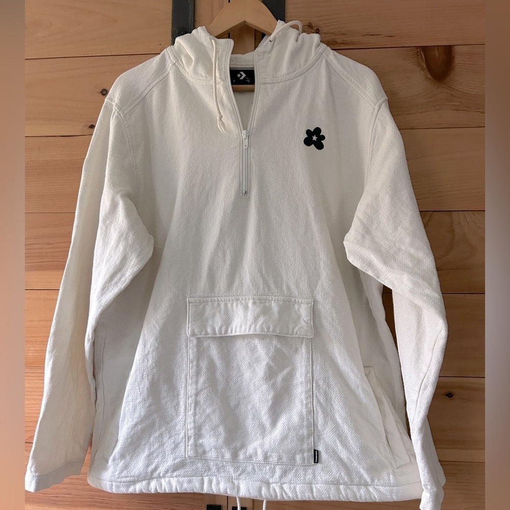 RARE CONVERSE GOLF LE FLEUR ANORAK HOODIE SIZE XL